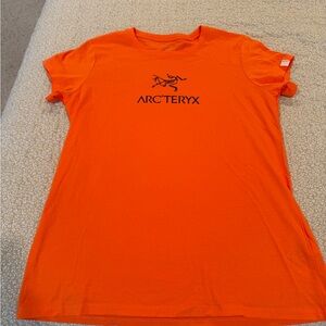 Arc'teryx Orange Short Sleeve Tee